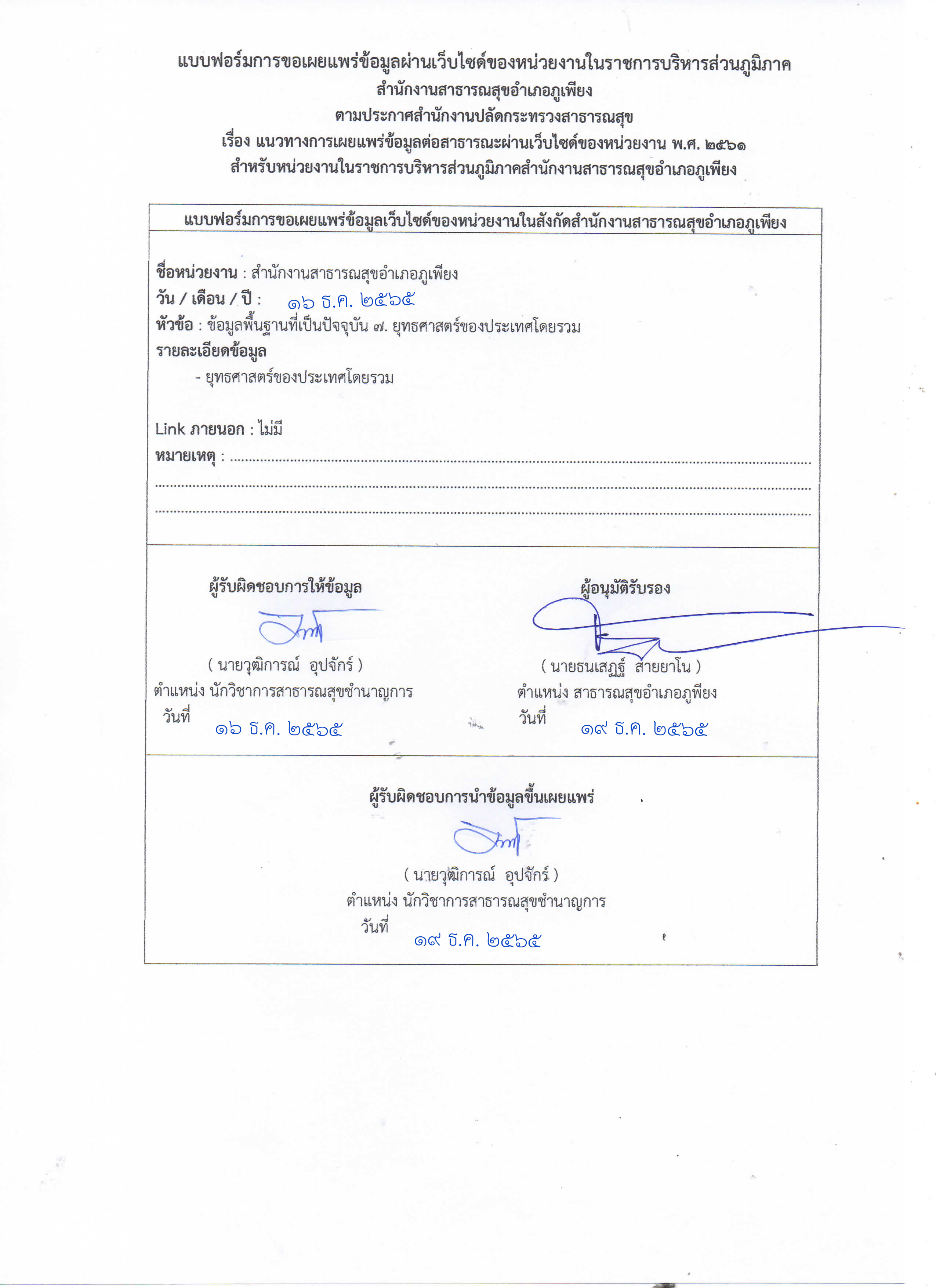 ITA66MOIT27001 ยทธศาสตรประเทศโดยรวม