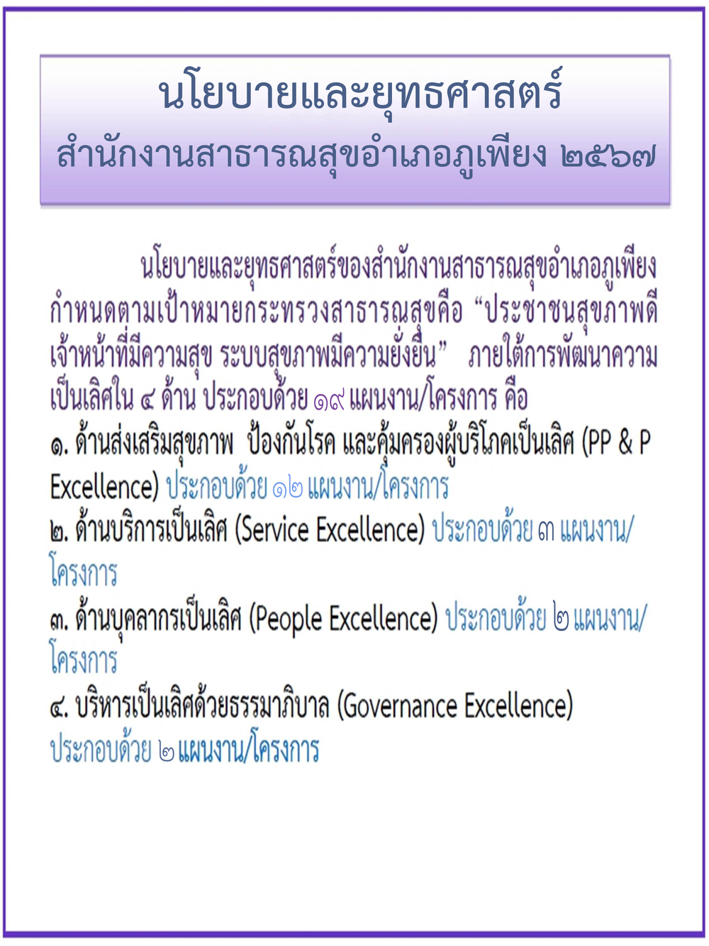 นโยบายและแผนยทธศาสตร คปสอ ภเพยง 25672 resize